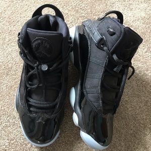 Jordan 6 rings black ice